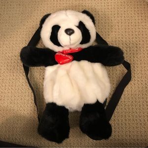 Stuffed Panda Bear Backpack